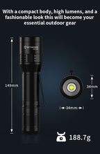 Skywoods 1800 Lumen Zoomable Torch Light OZL1800
