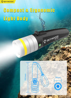 Skywoods 2000 Lumen Dive Torch D7 Lite