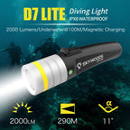 Skywoods 2000 Lumen Dive Torch D7 Lite