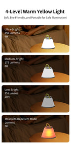 Skywoods 350 Lumen Foldable Solar Camping Lantern L51980