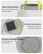 Skywoods 350 Lumen Foldable Solar Camping Lantern L51980