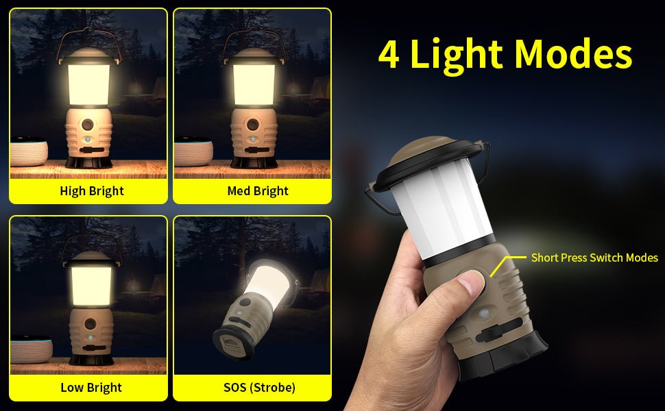 Skywoods 500 Lumen Rechargeable Camping Lantern L50270