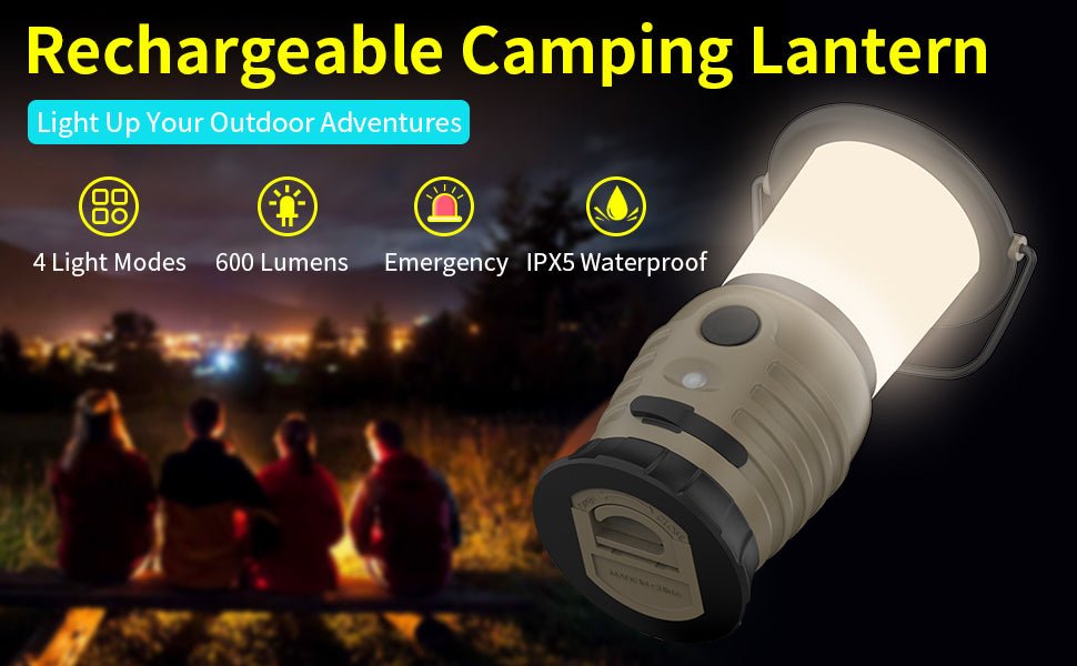 Skywoods 500 Lumen Rechargeable Camping Lantern L50270