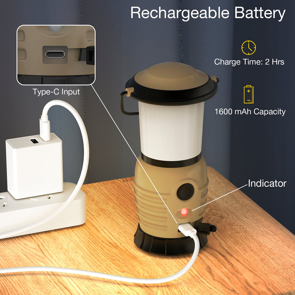 Skywoods 500 Lumen Rechargeable Camping Lantern L50270