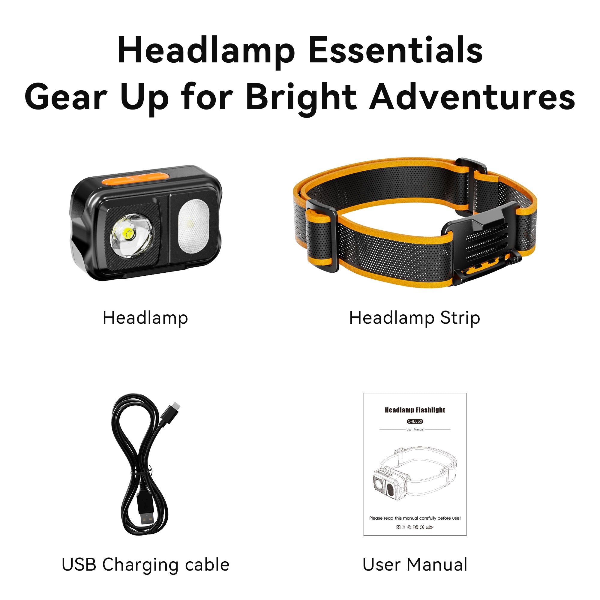 Skywoods 550 Lumen Extra Thick Head Light OHL550