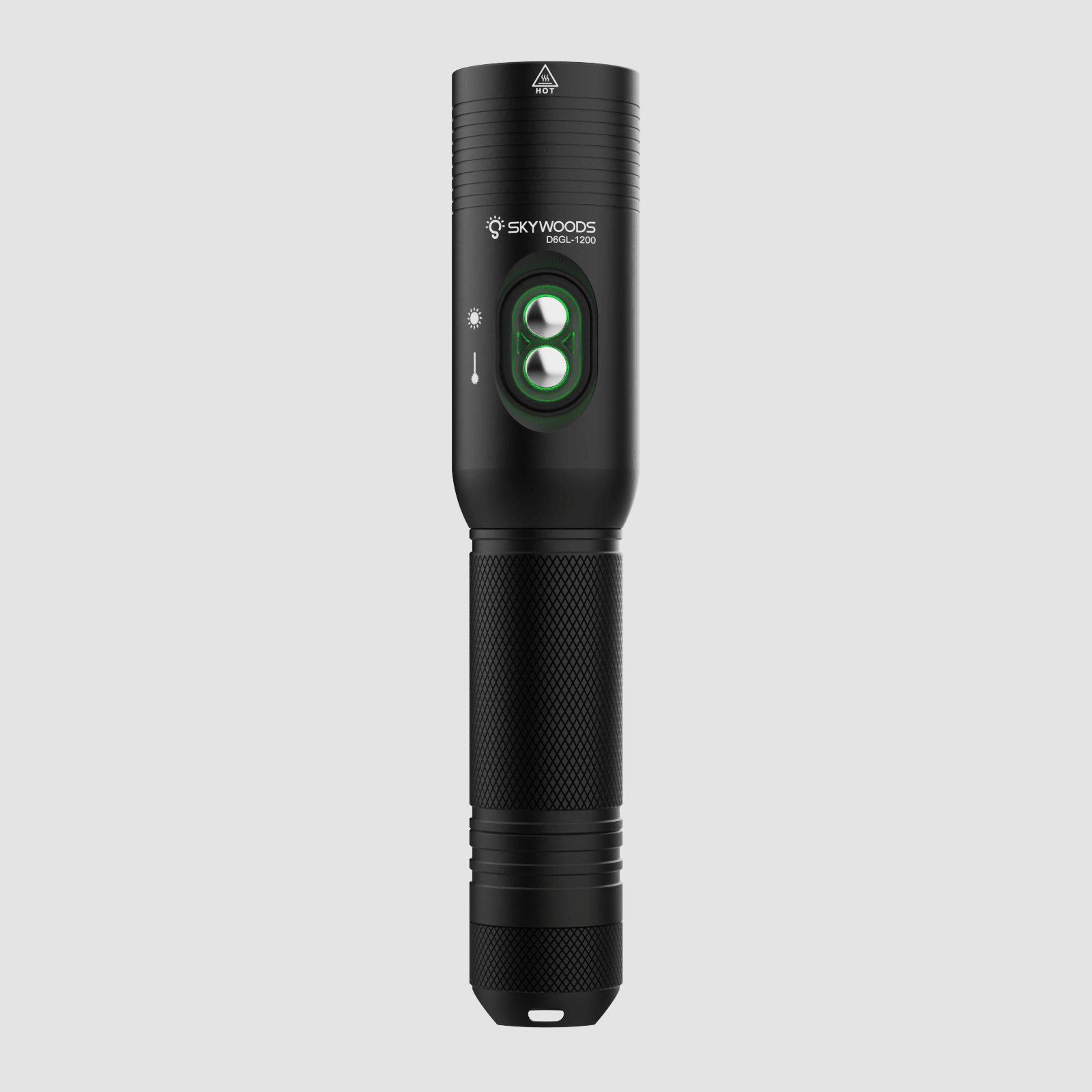 Skywoods D6GL 1200 Lumen Dive Torch with Laser | SCUBA Light