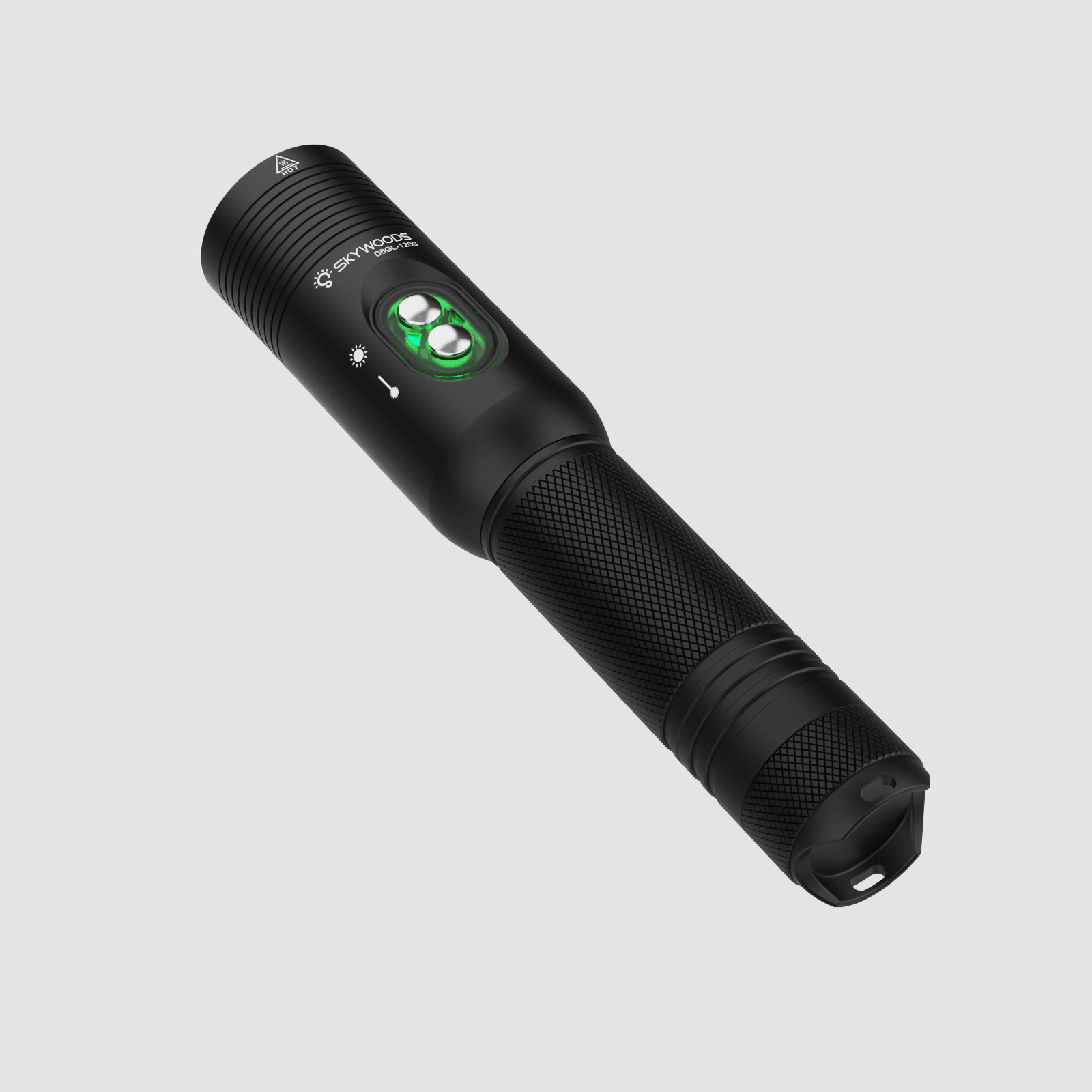 Skywoods D6GL 1200 Lumen Dive Torch with Laser | SCUBA Light