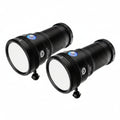 Skywoods Dual 7000 Lumen Underwater Video Light Package with Spare Batteries
