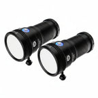 Skywoods Dual 7000 Lumen Underwater Video Light Package with Spare Batteries