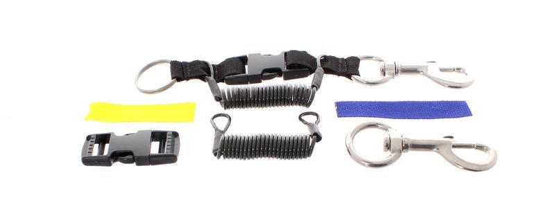 Ultralight Coil Lanyard with Snap Bolt