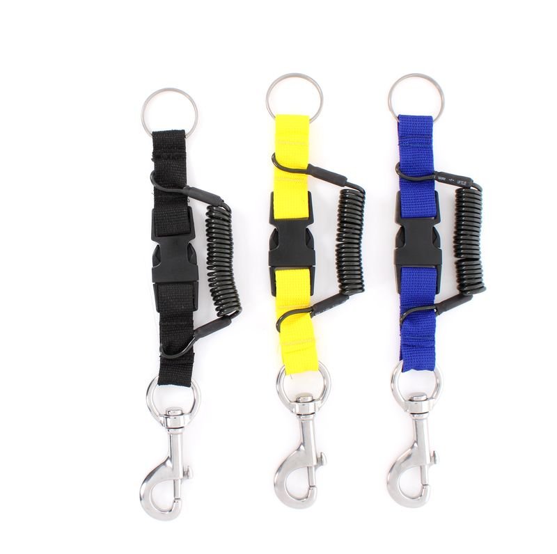 Ultralight Coil Lanyard with Snap Bolt