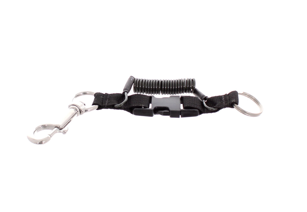 Ultralight Coil Lanyard with Snap Bolt