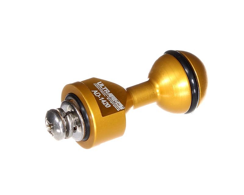 Ultralight Universal Ball Adapter with 1/4”-20 Bolt