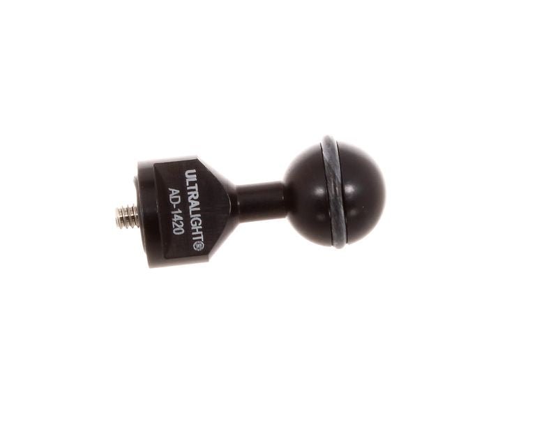 Ultralight Universal Ball Adapter with 1/4”-20 Stud