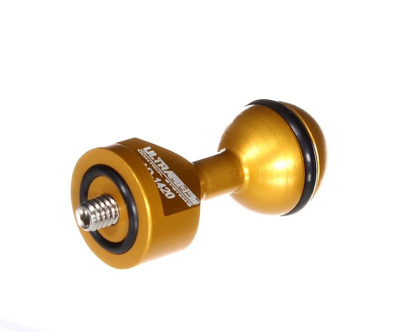 Ultralight Universal Ball Adapter with 1/4”-20 Stud
