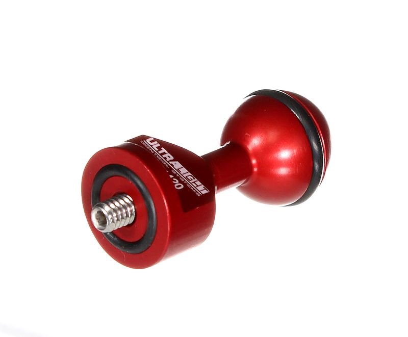 Ultralight Universal Ball Adapter with 1/4”-20 Stud