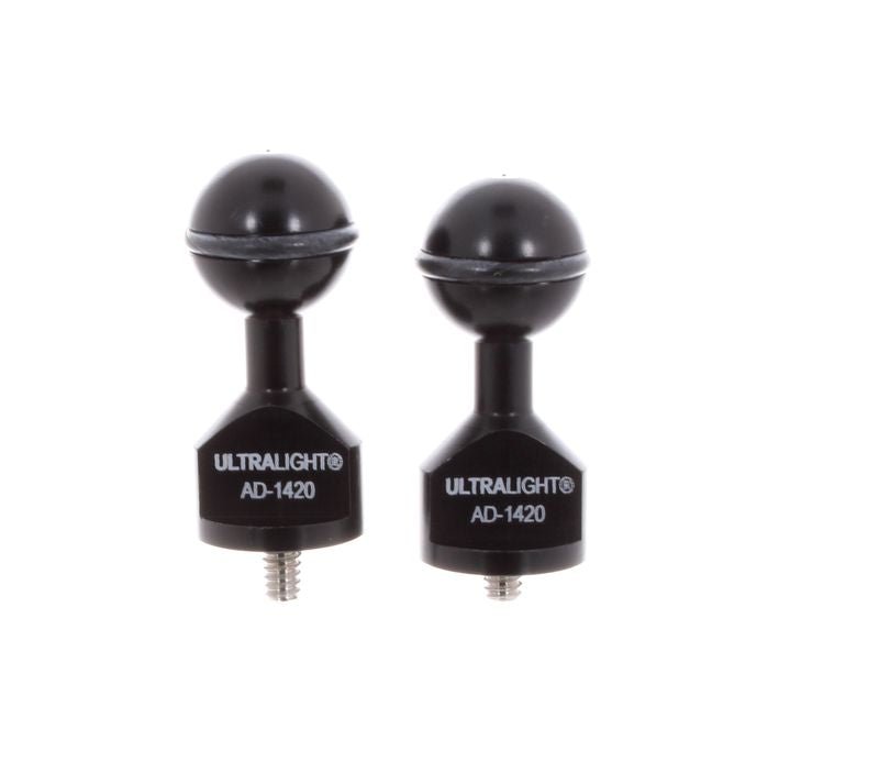 Ultralight Universal Ball Adapter with 1/4”-20 Stud