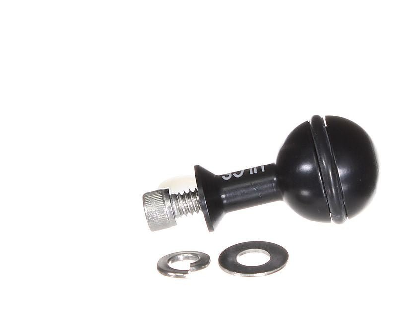Ultralight Universal Ball Adapter with 1/4-20 Threaded Hole & Bolt