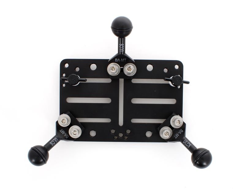 Ultralight Universal Underwater Camera Stabilising Plate
